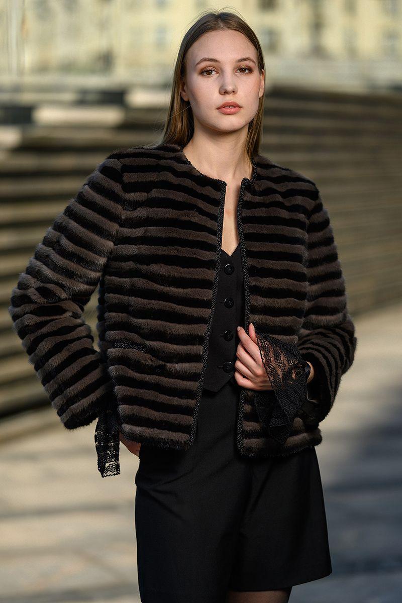 Жакет из норки фото