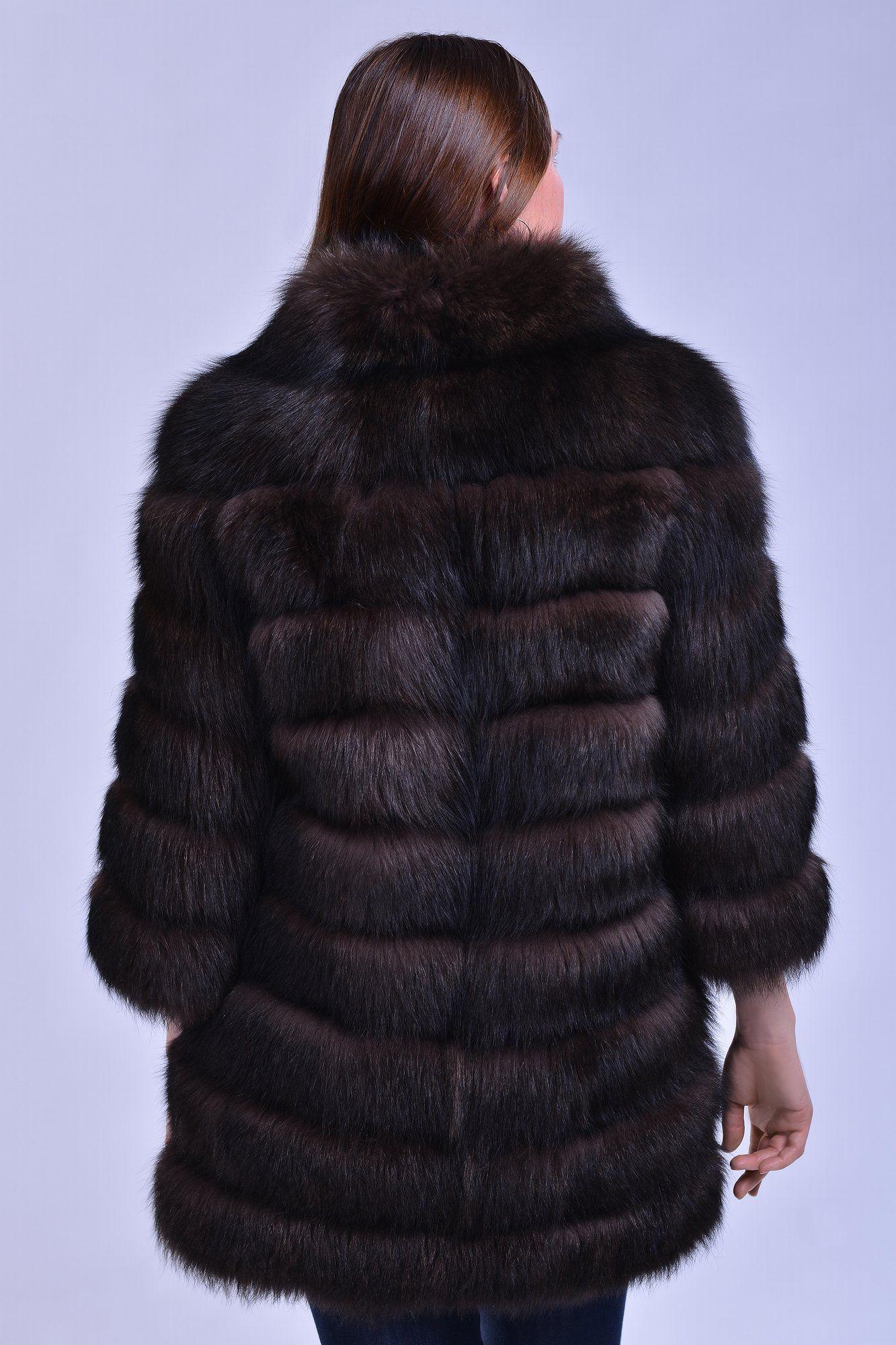 Жакет из песца фото