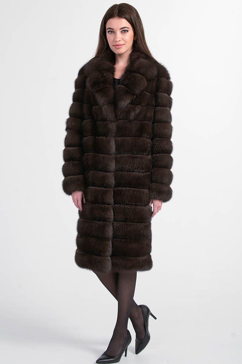 Шуба из баргузинского соболя фото