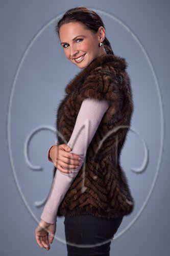 Норковый жилет фото