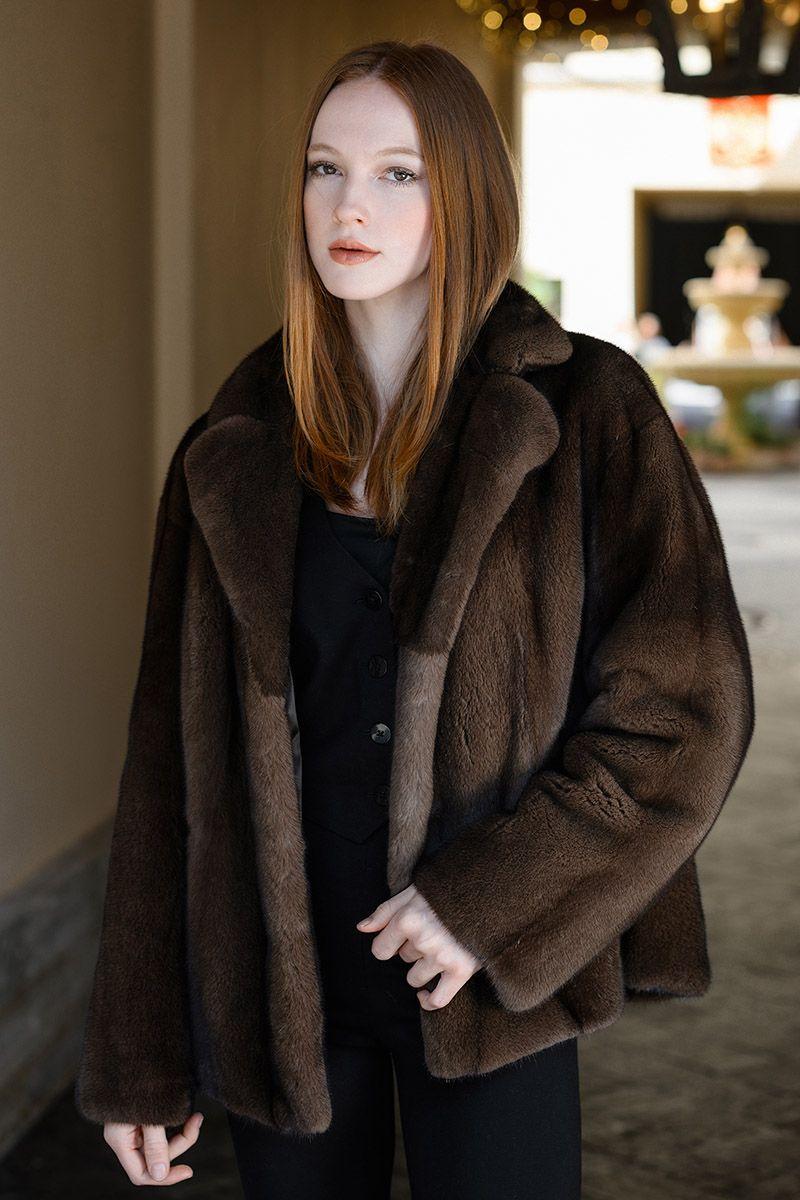 Куртка из норки фото