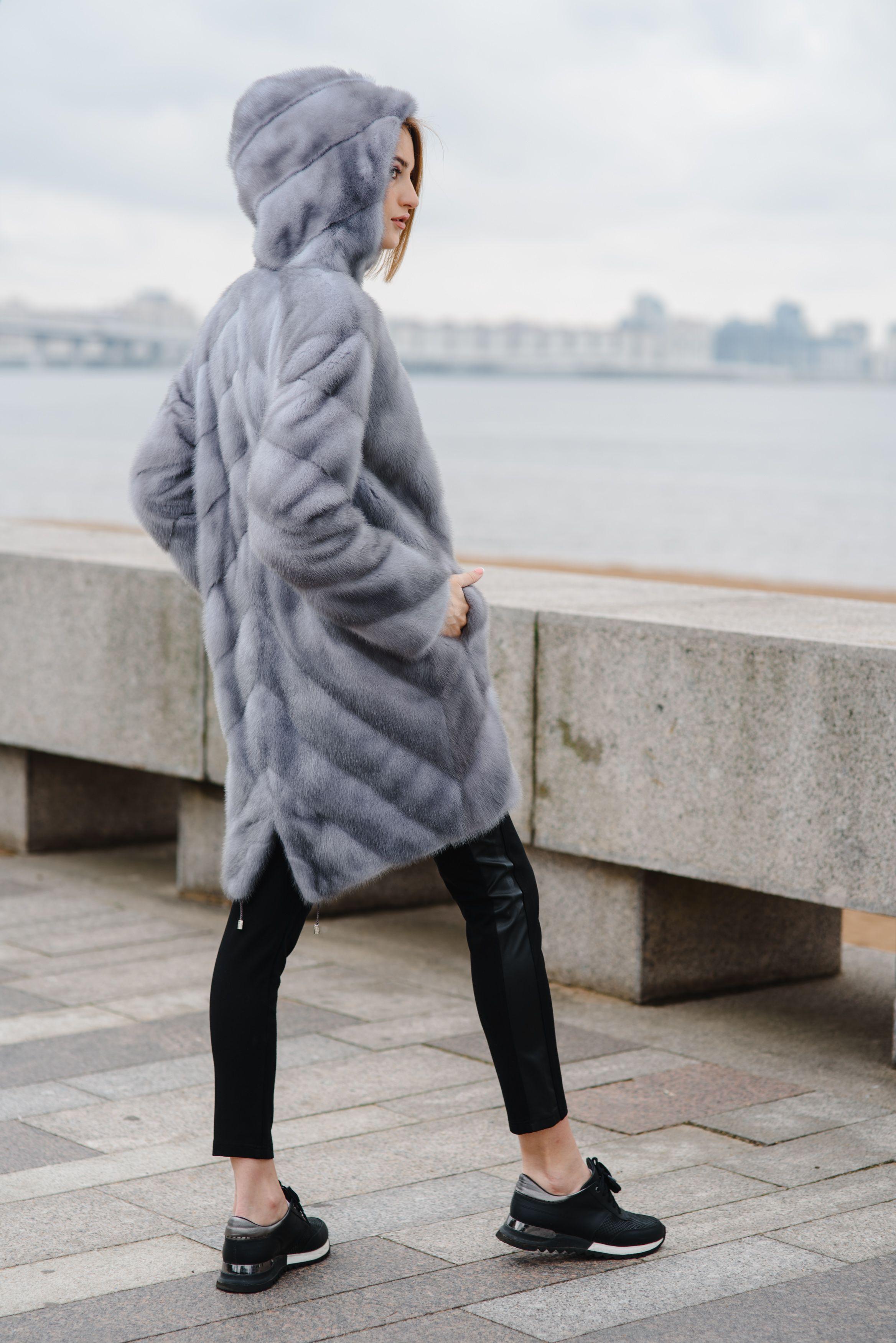 Куртка парка из норки фото