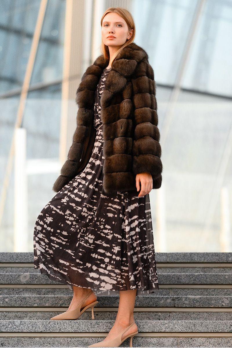 Шуба из соболя фото