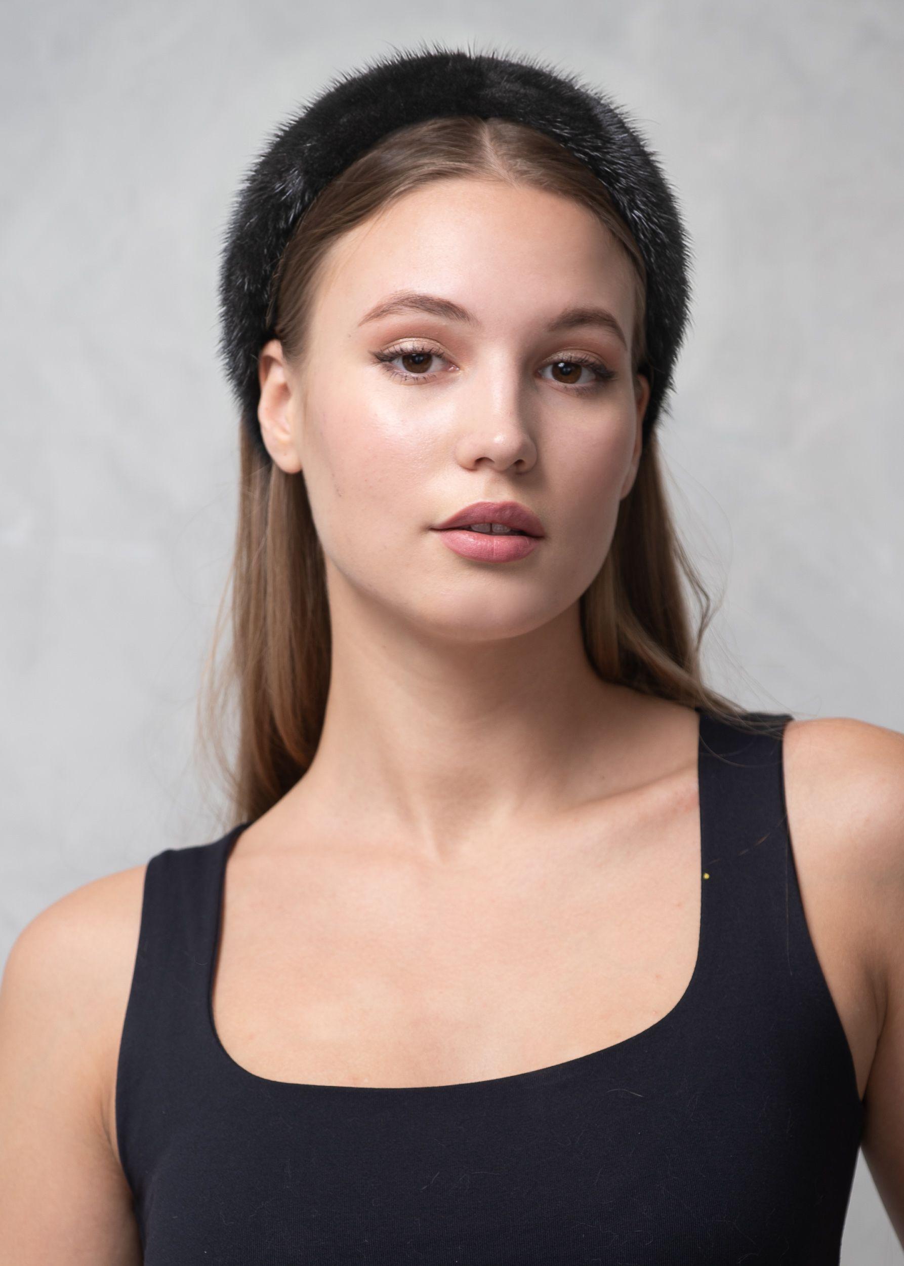 Обруч из норки фото