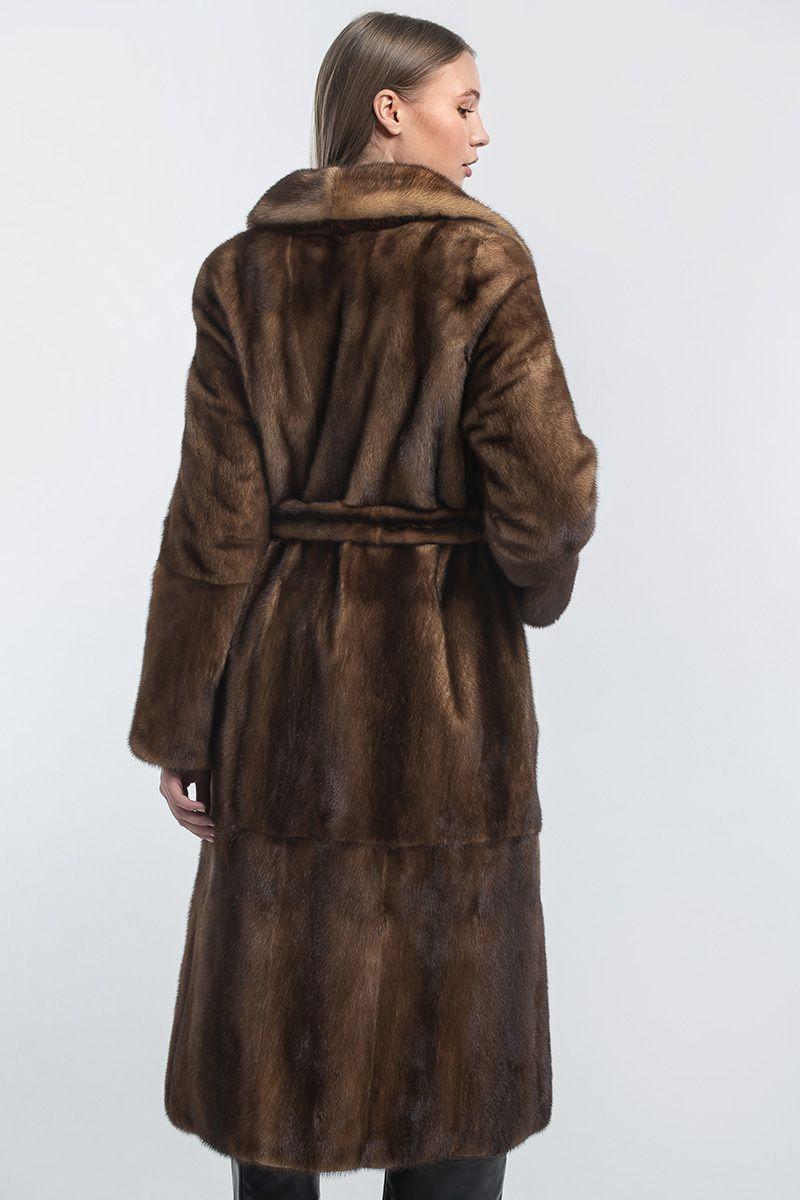 Шуба из норки фото