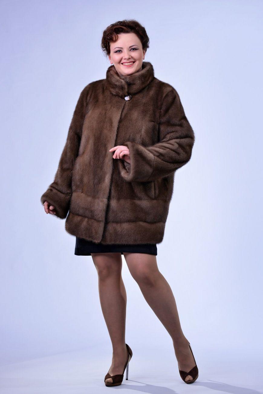 Куртка женская из меха норки фото