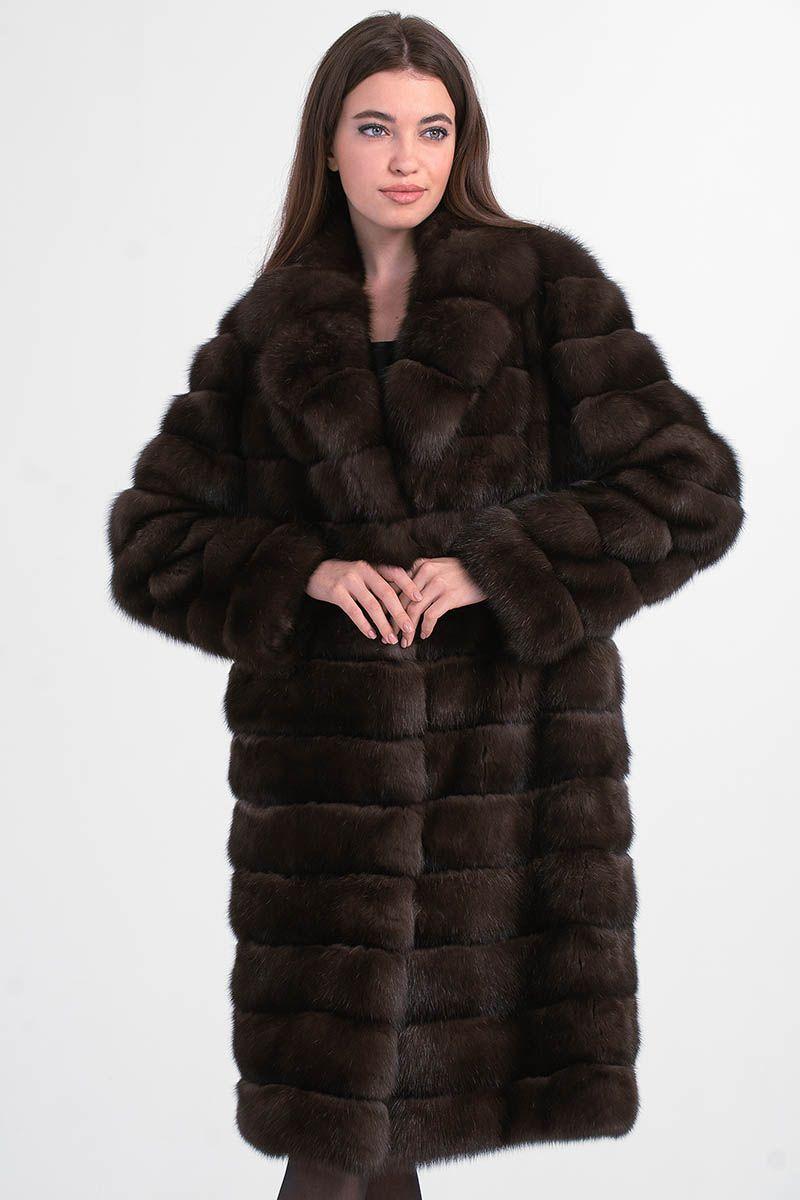 Шуба из баргузинского соболя фото