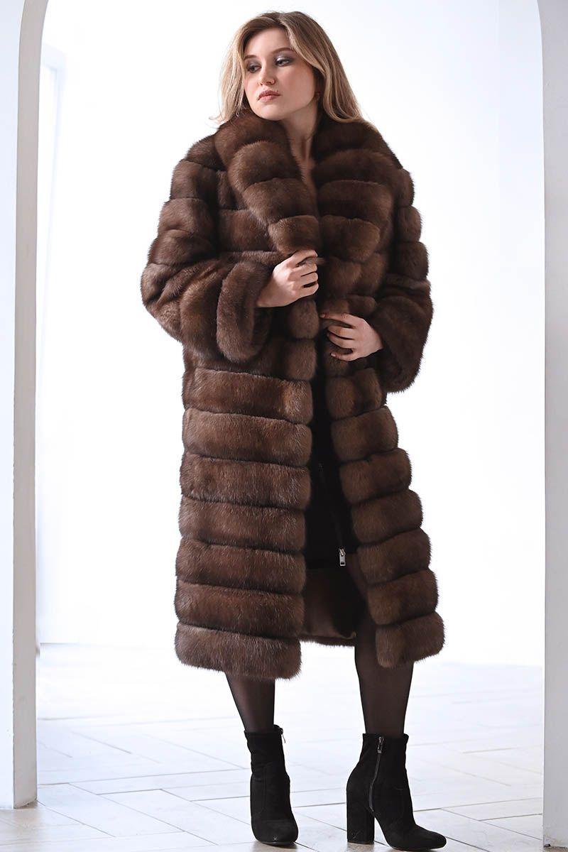 Шуба из баргузинского соболя фото