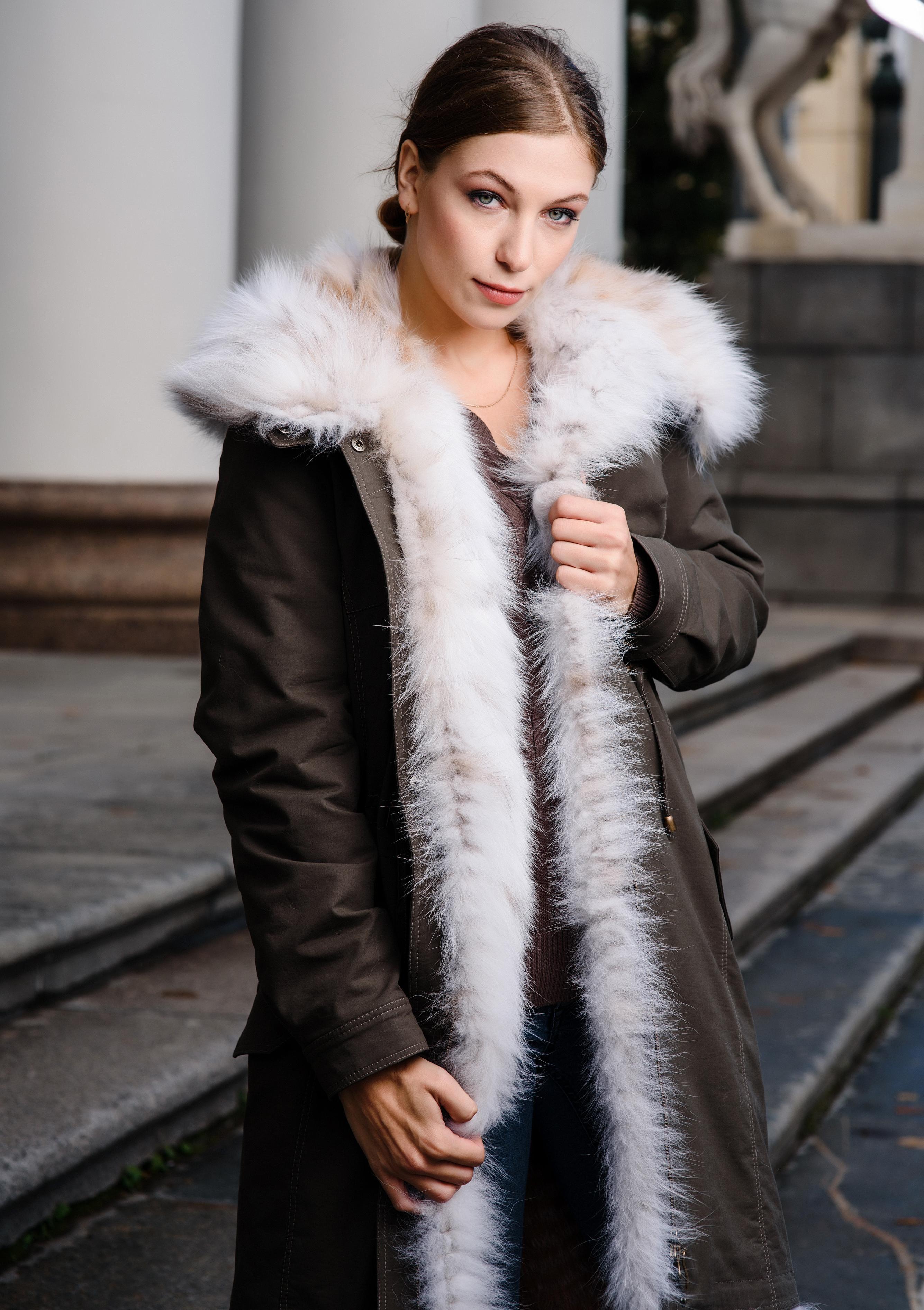 Парка из рыси фото