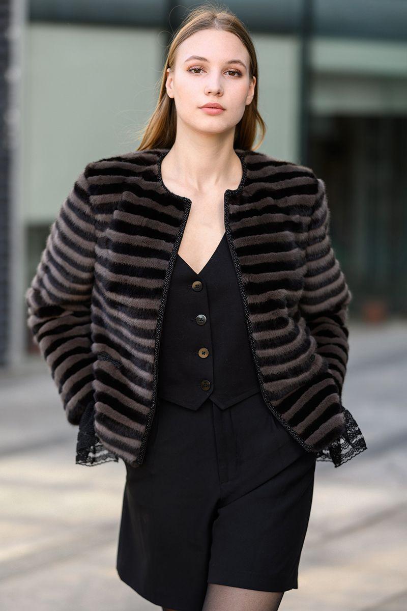 Жакет из норки фото