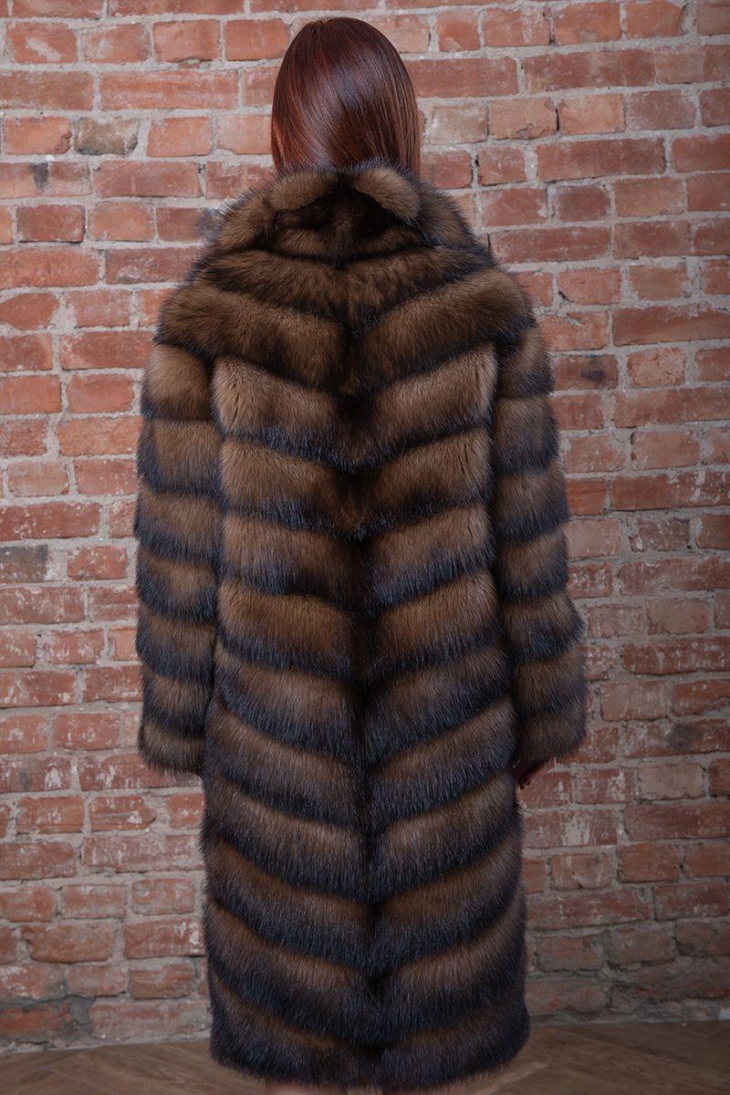 Шуба из хоря фото