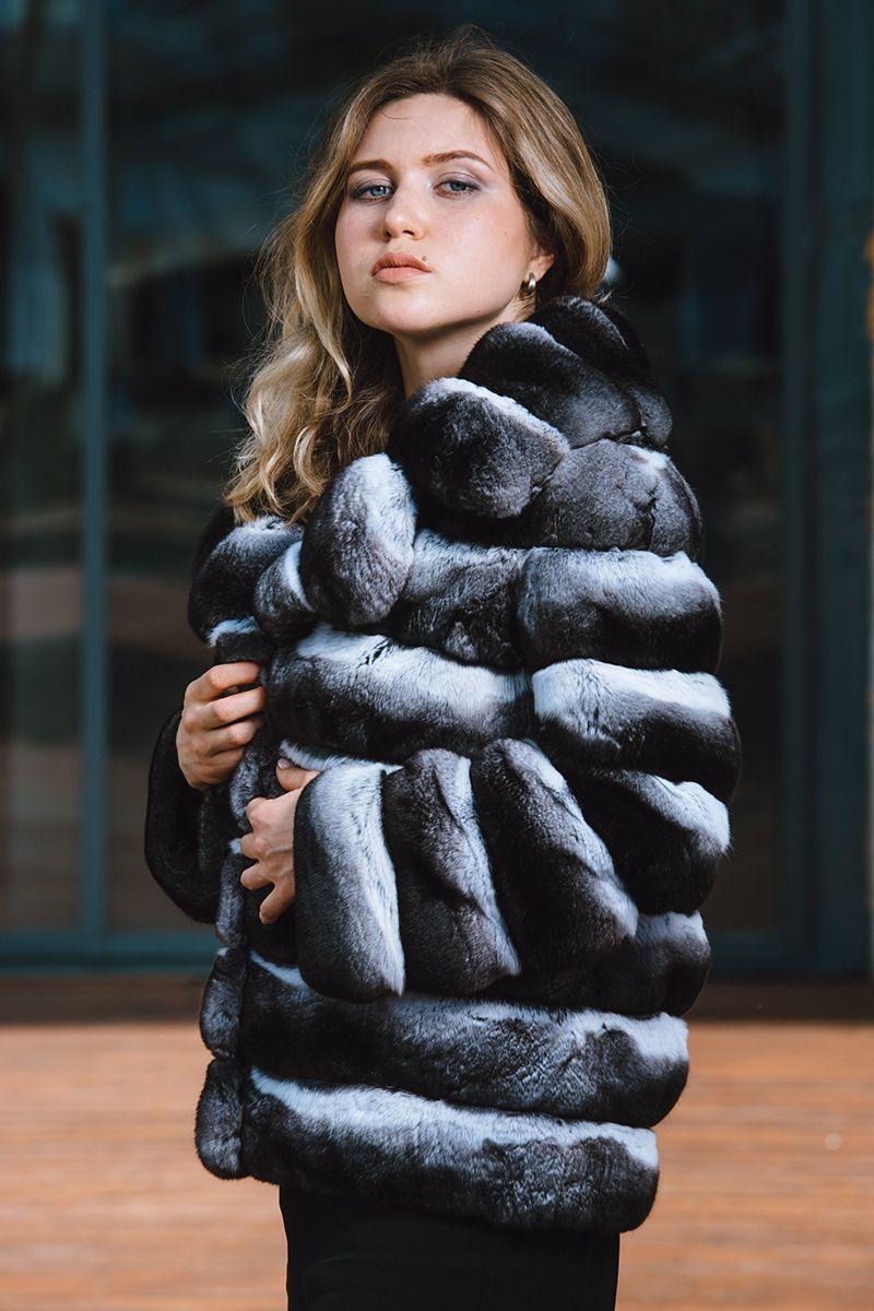 Куртка из шиншиллы фото