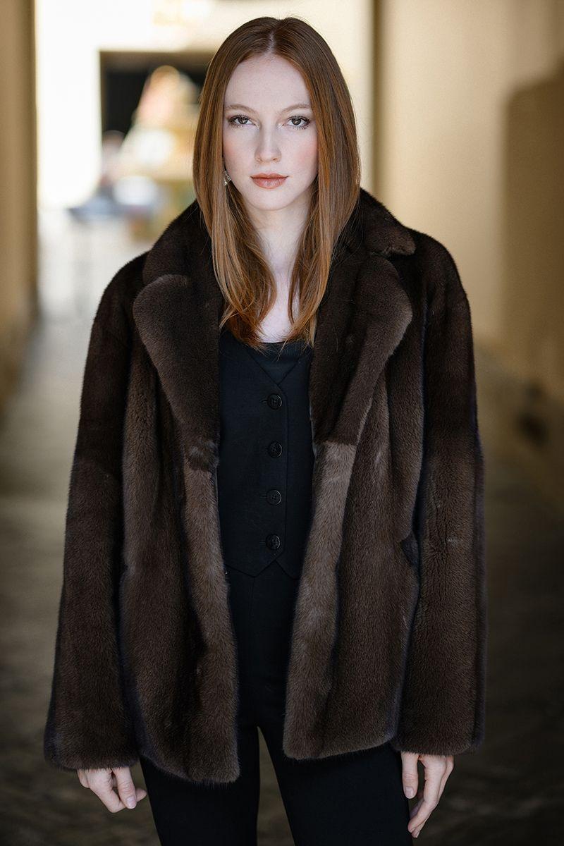 Куртка из норки фото