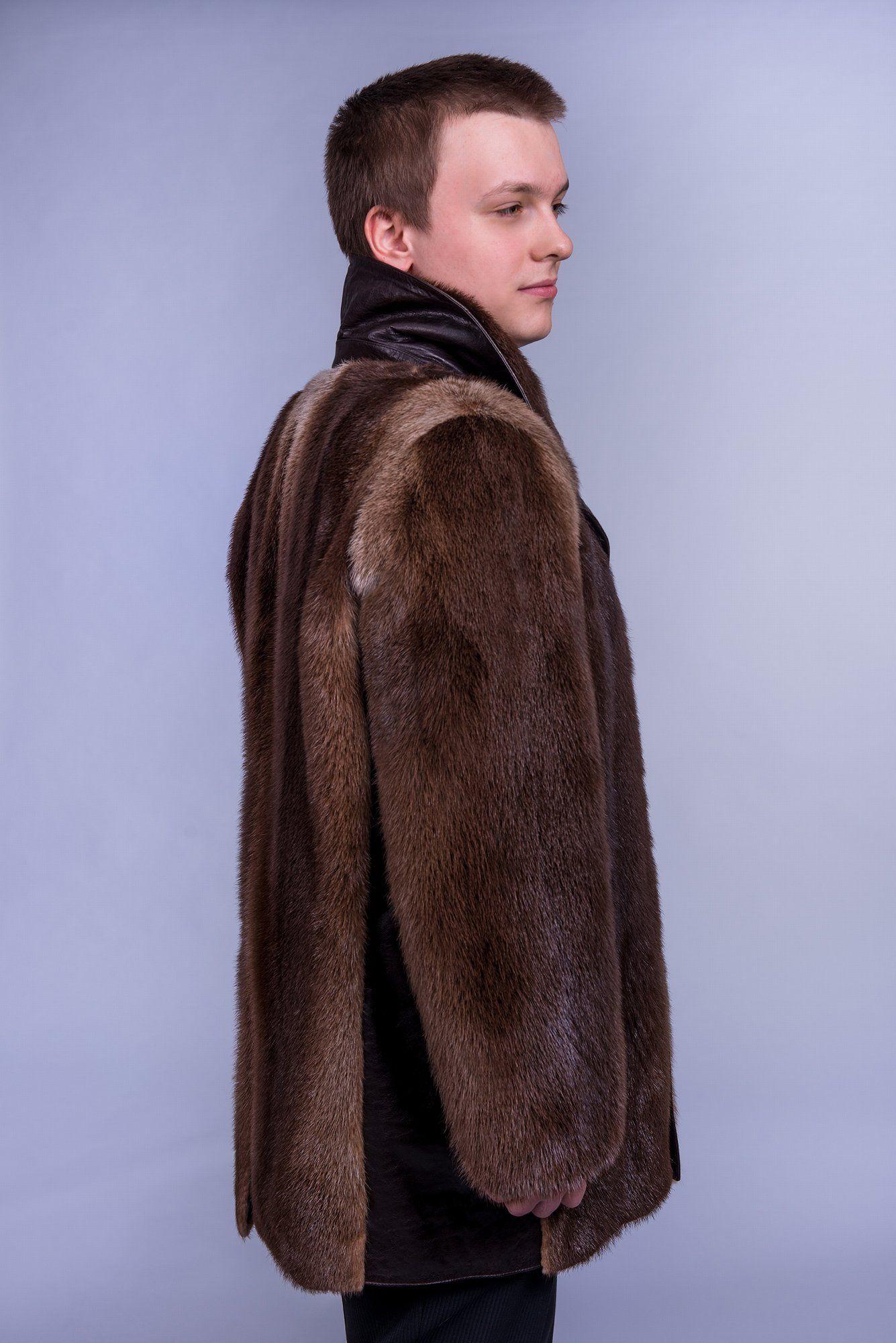 Куртка мужская из выдры фото