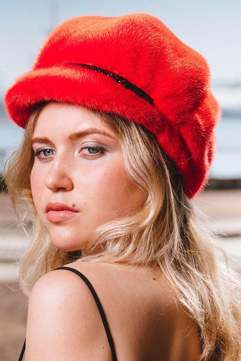 Кепка из норки фото