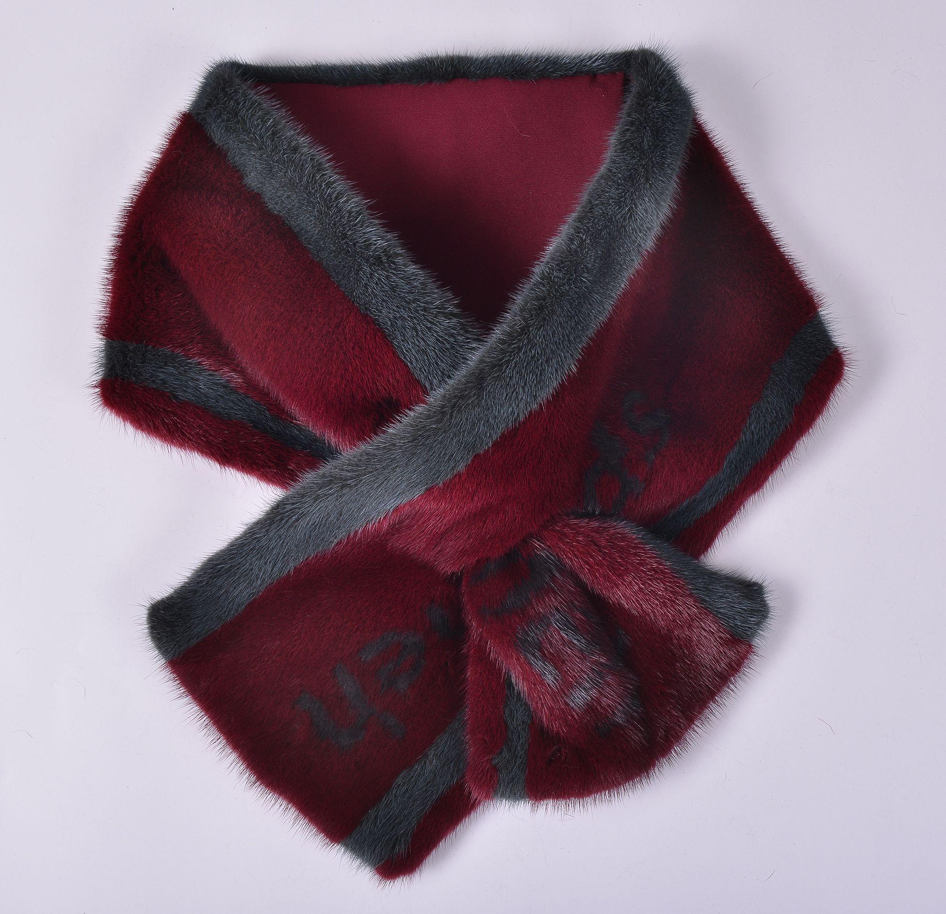 Шарф из меха норки фото