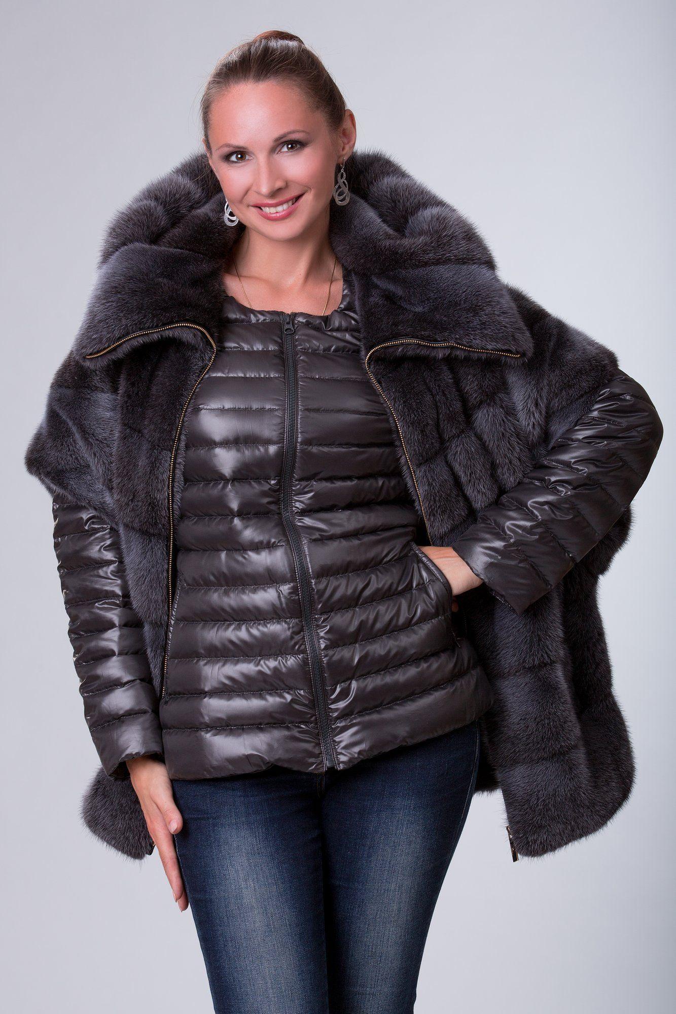 Шуба из норки фото