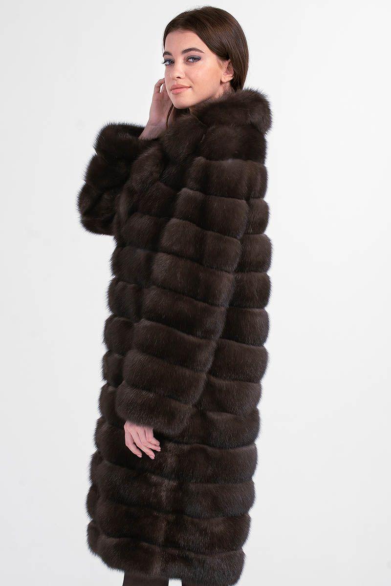 Шуба из баргузинского соболя фото