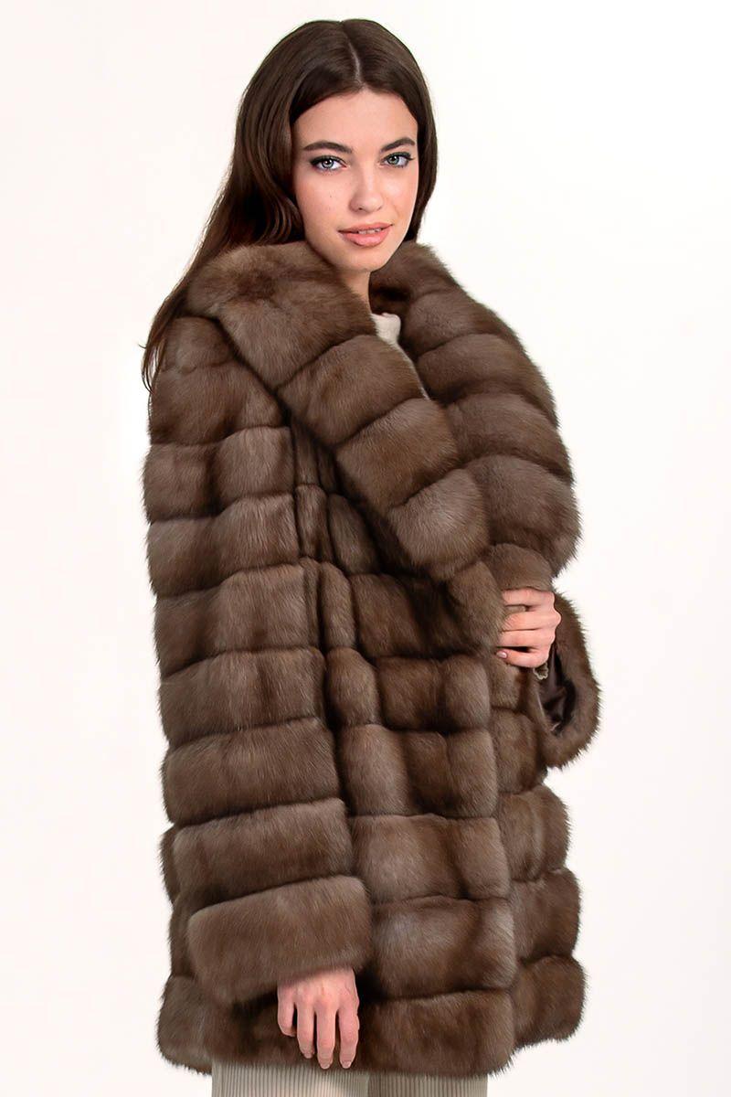 Куртка из баргузинского соболя фото
