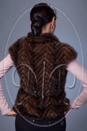 Норковый жилет фото