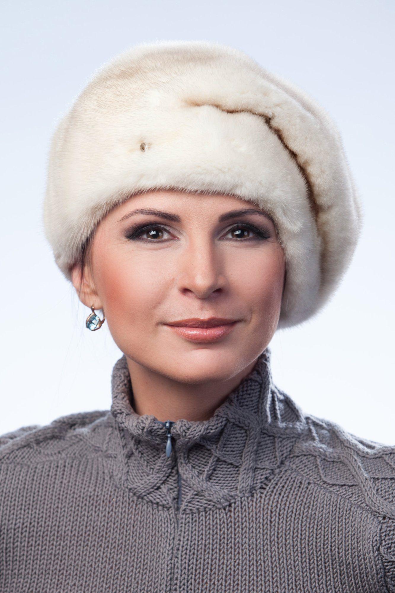 Головной убор из норки фото