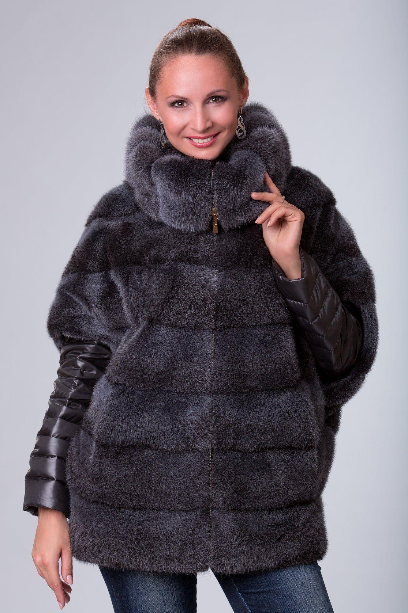 Шуба из норки фото