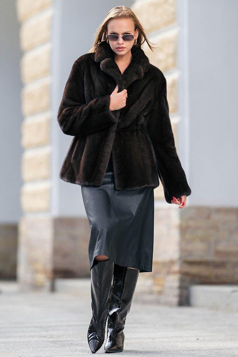 Норковая шуба фото