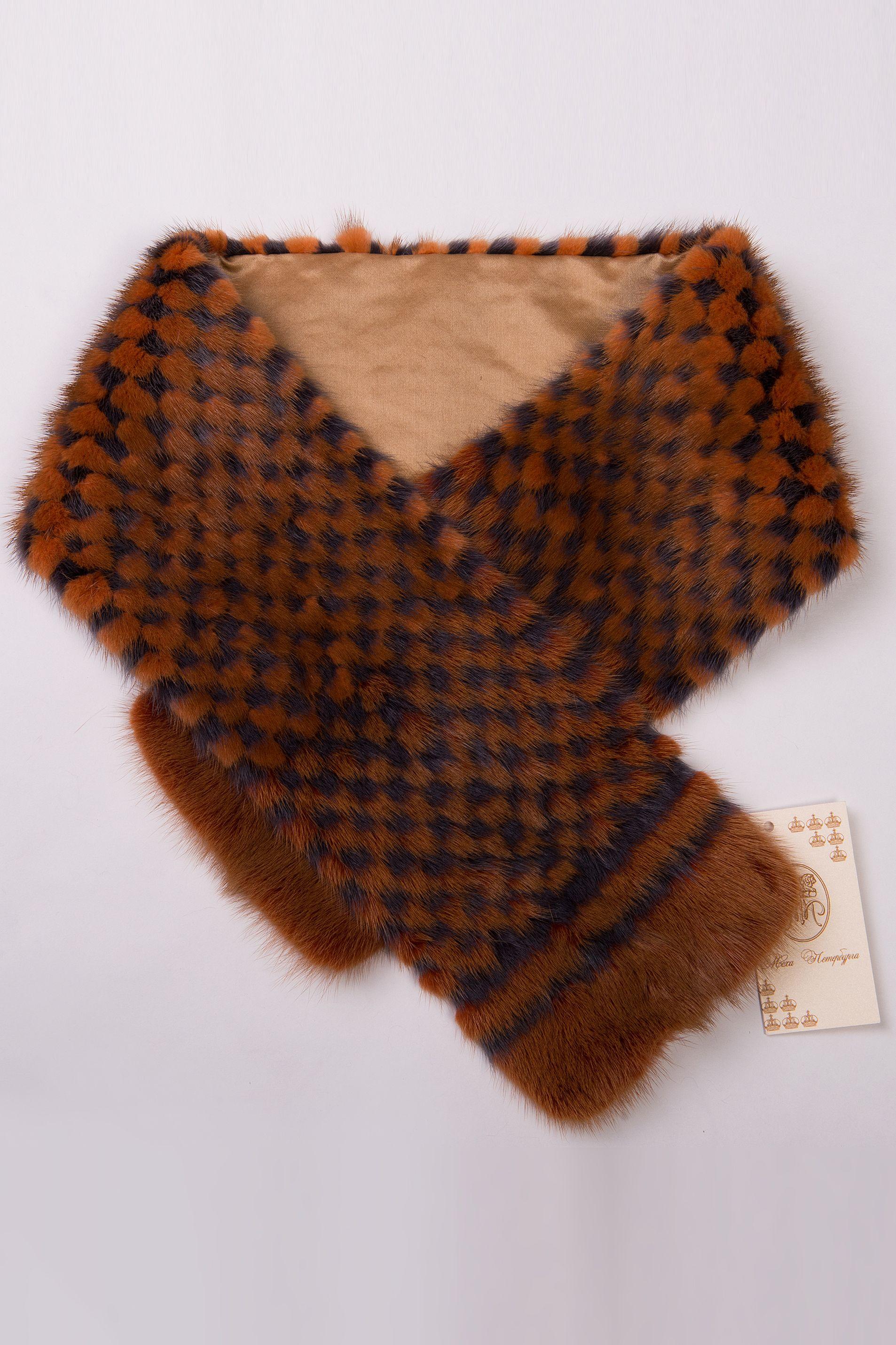 Шарф из меха норки фото