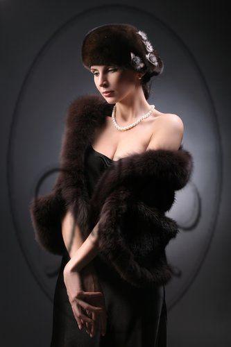 Головной убор из норки фото