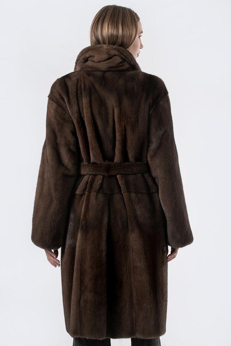 Шуба из норки фото