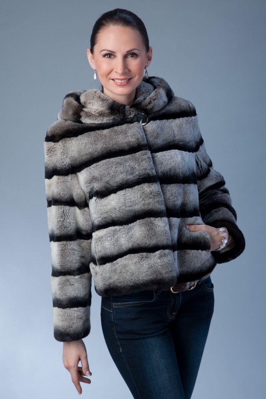 Куртка женская из меха  кролика фото