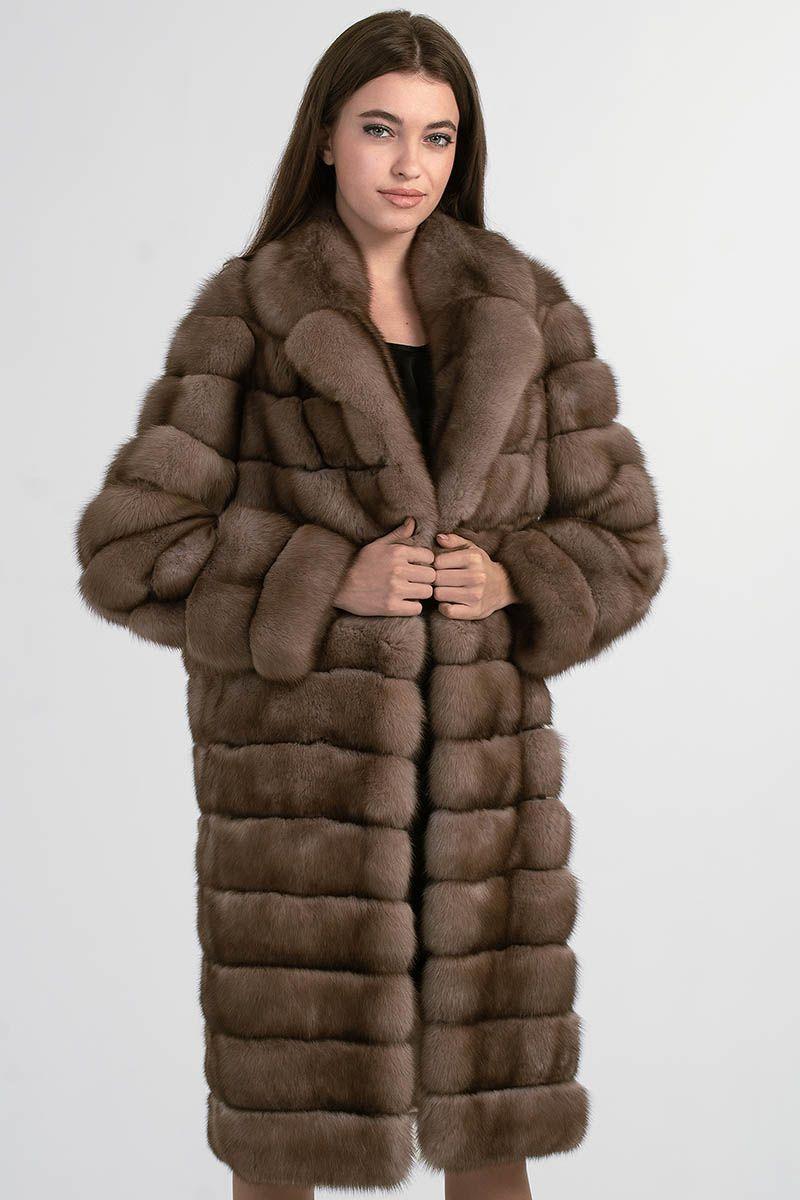 Шуба из баргузинского соболя фото