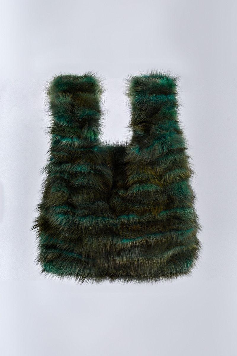 Сумка из натурального меха фото