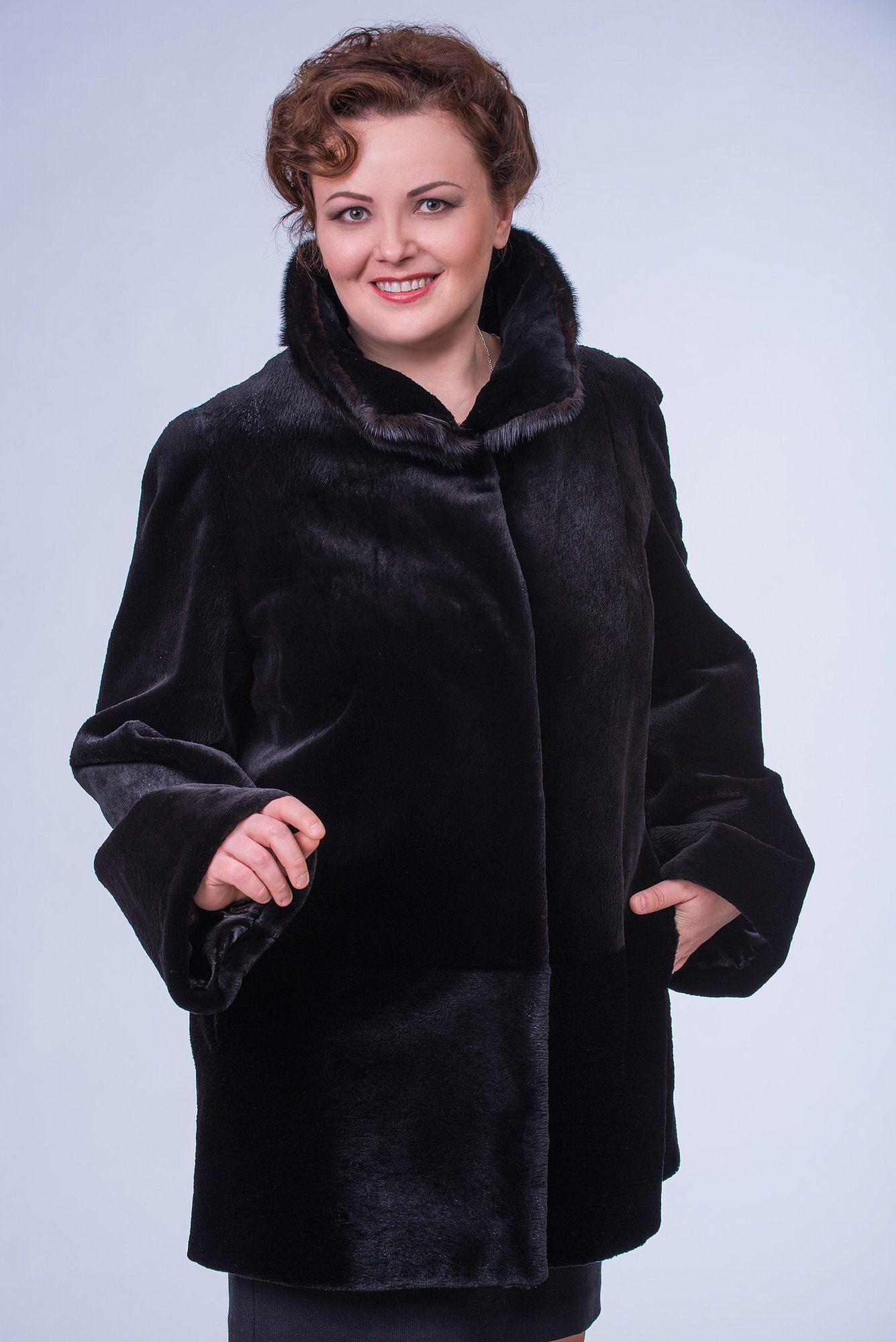 Бобровая шуба воротником стойка из норки фото