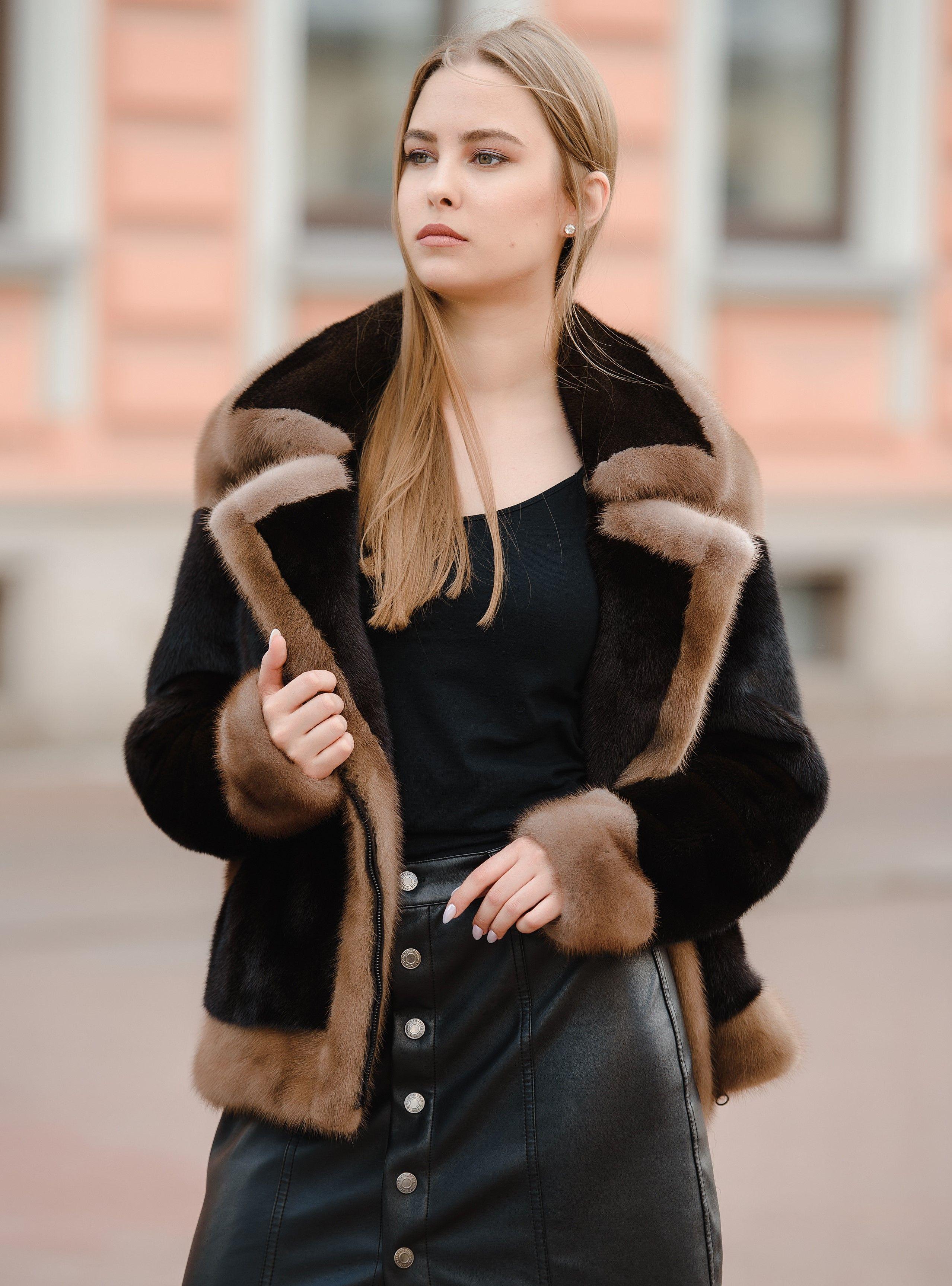 Косуха из меха норки фото