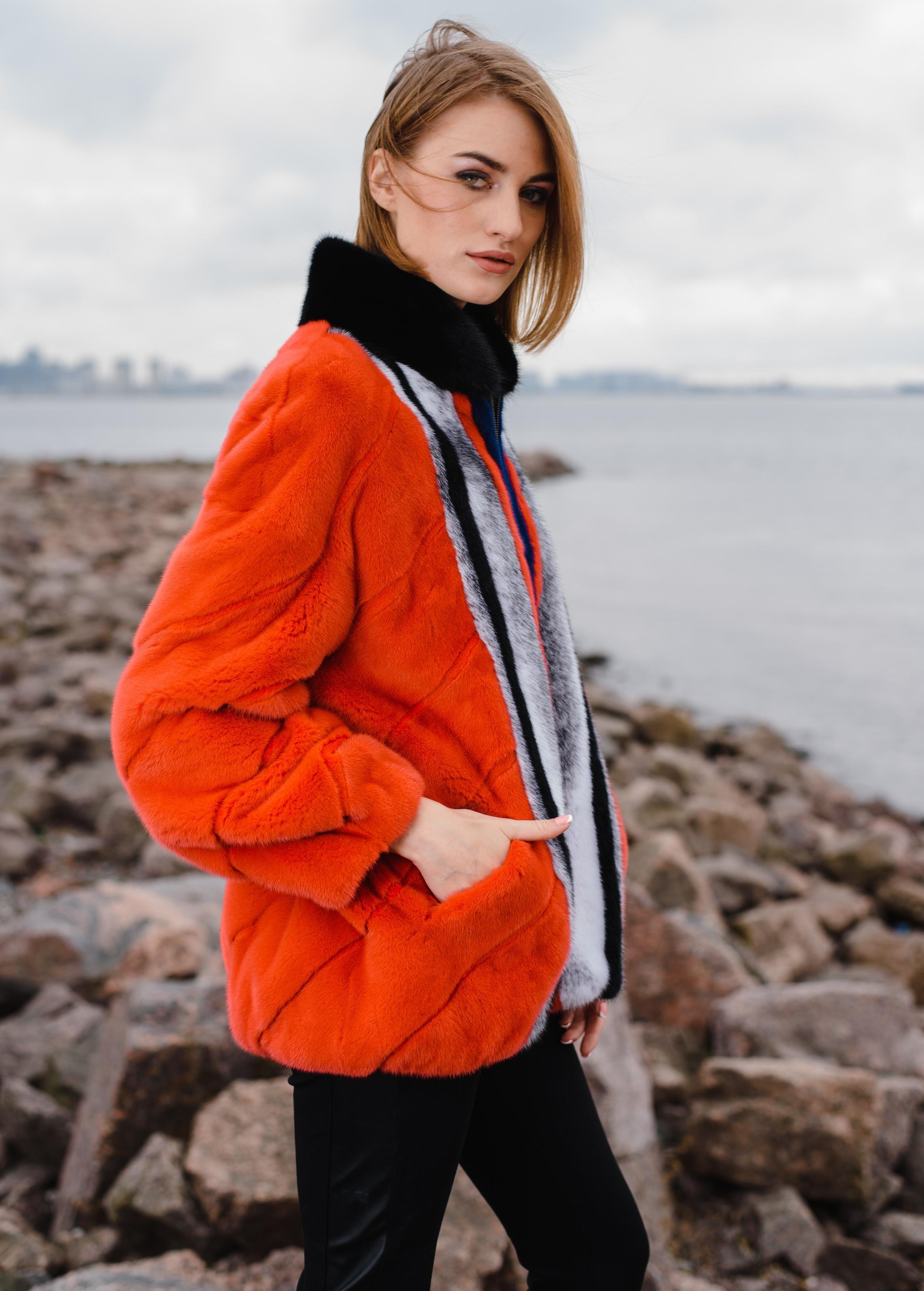 Куртка из норки фото