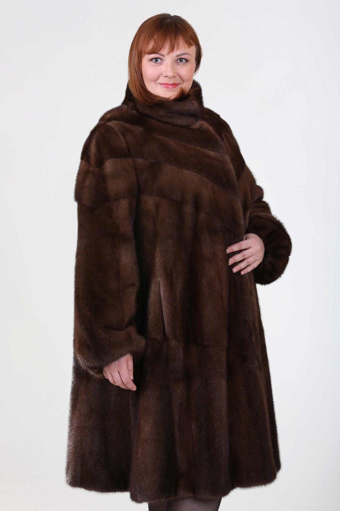 Норковая шуба с воротником стойка фото