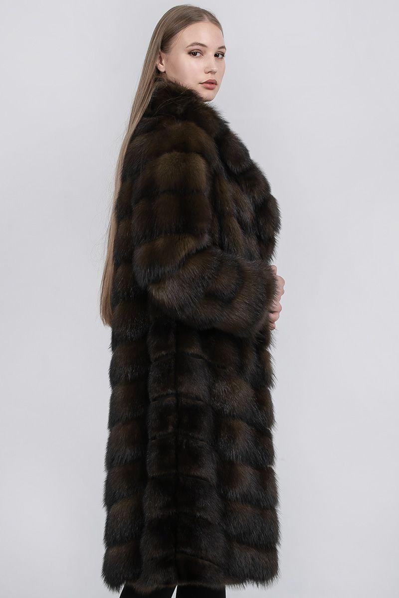 Шуба из хоря фото