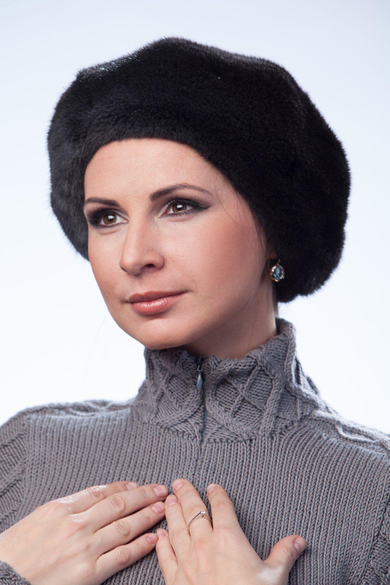 Головной убор из норки фото