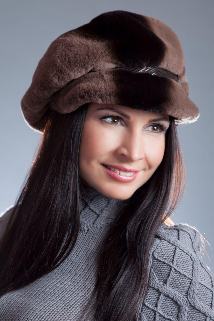 Головной убор из меха кролика фото