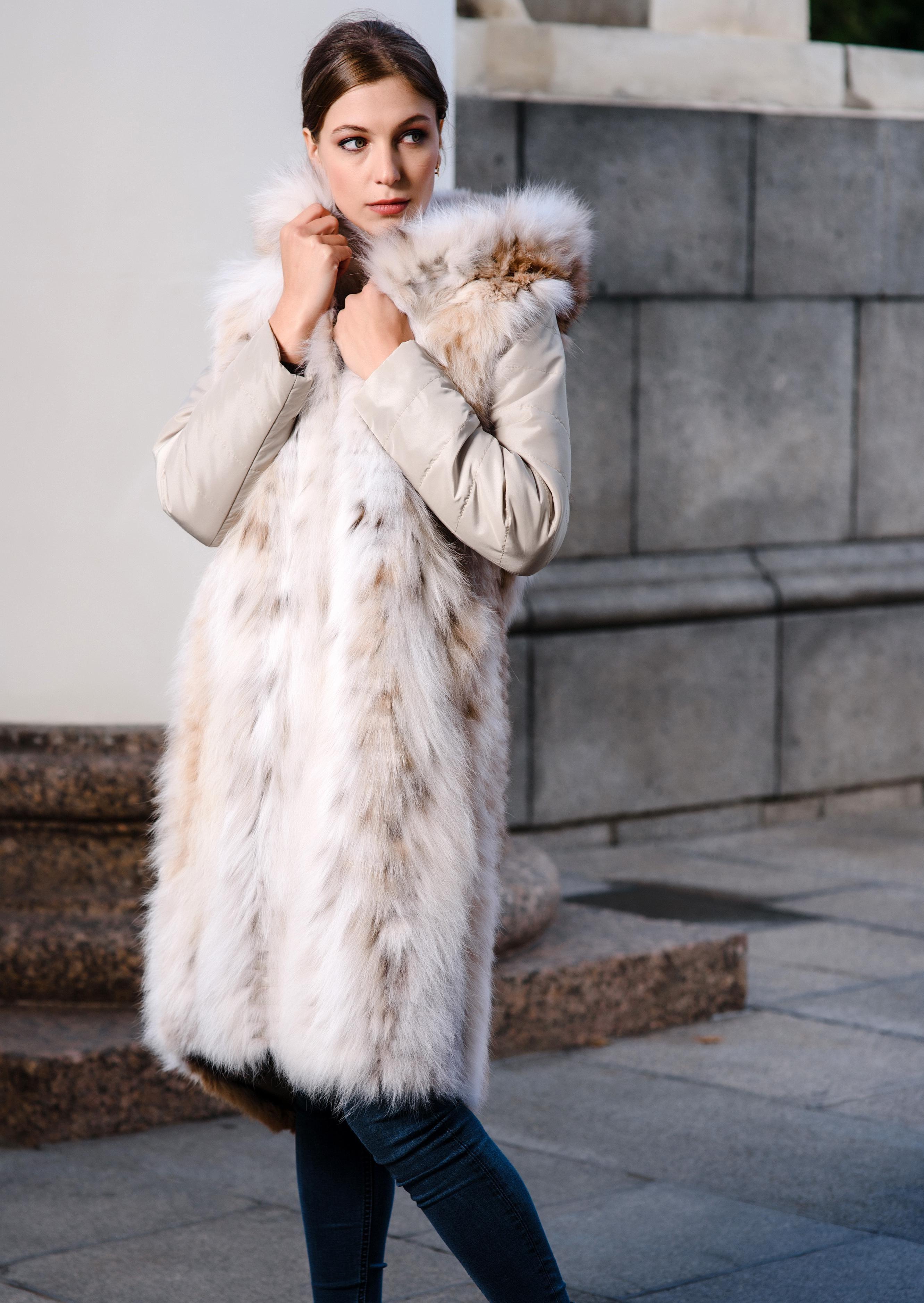 Парка из рыси фото