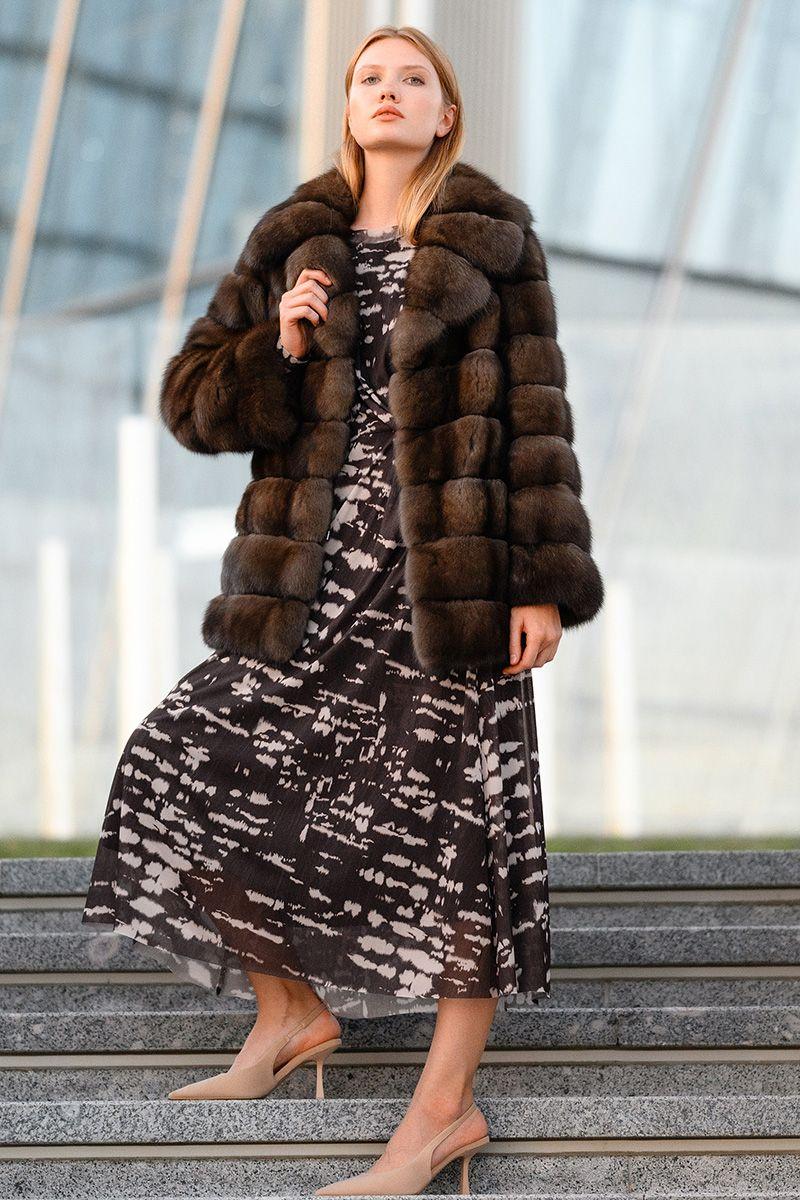 Шуба из соболя фото