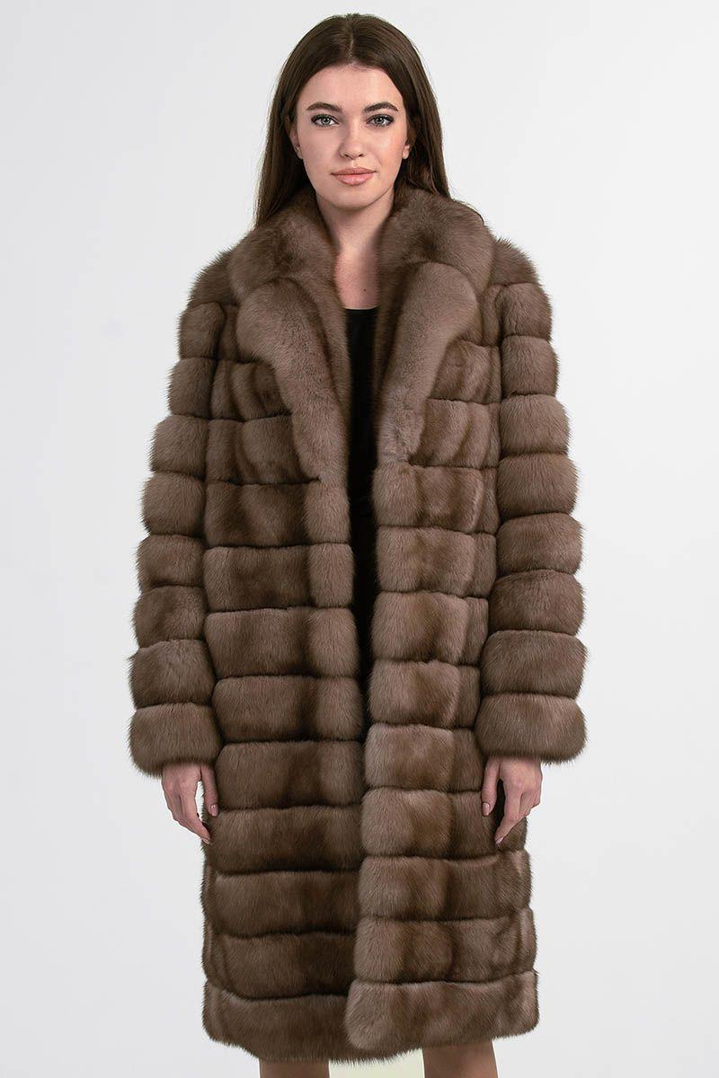 Шуба из баргузинского соболя фото