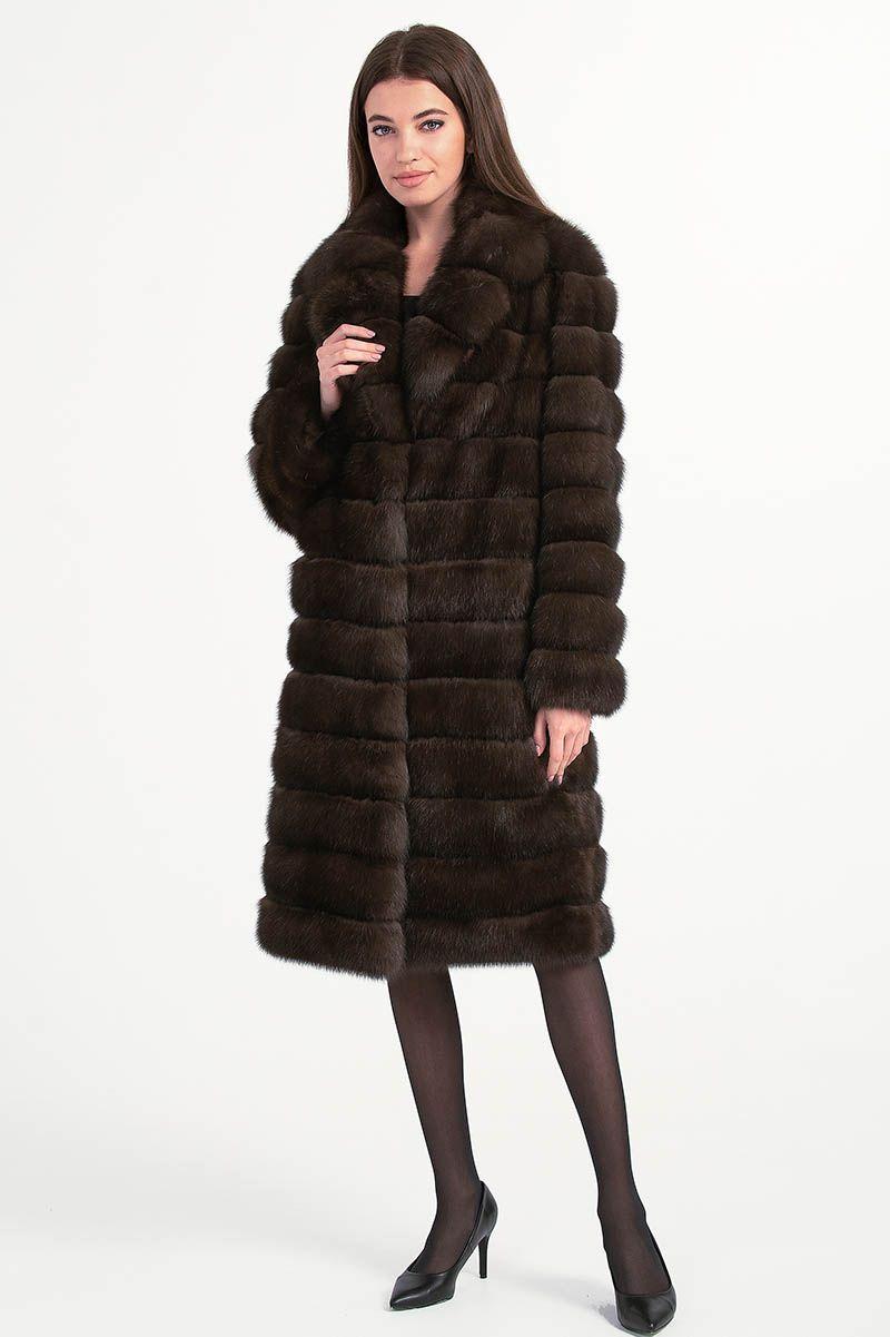 Шуба из баргузинского соболя фото