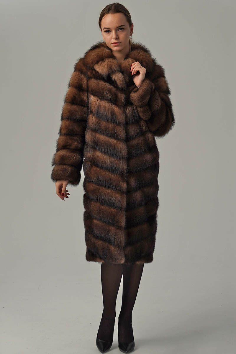 Шуба из хоря фото