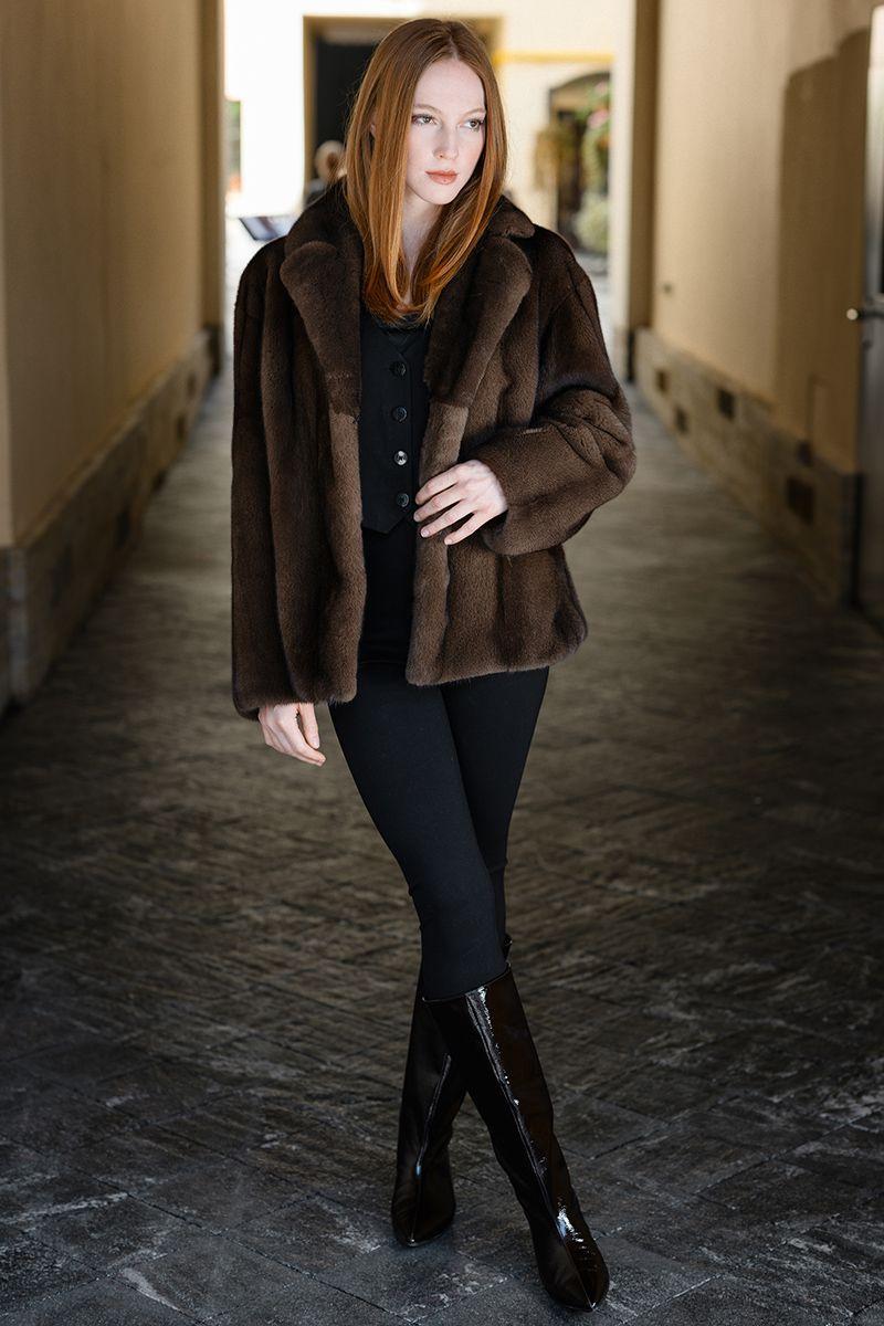 Куртка из норки фото