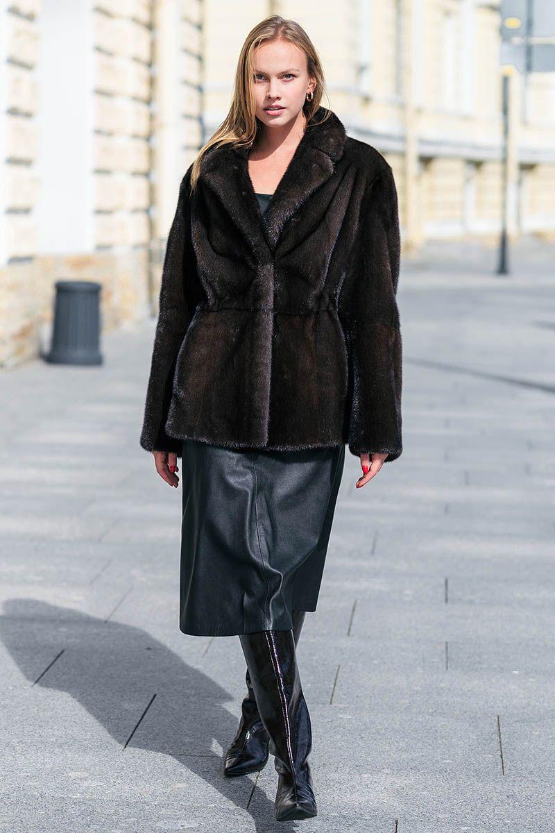 Норковая шуба фото