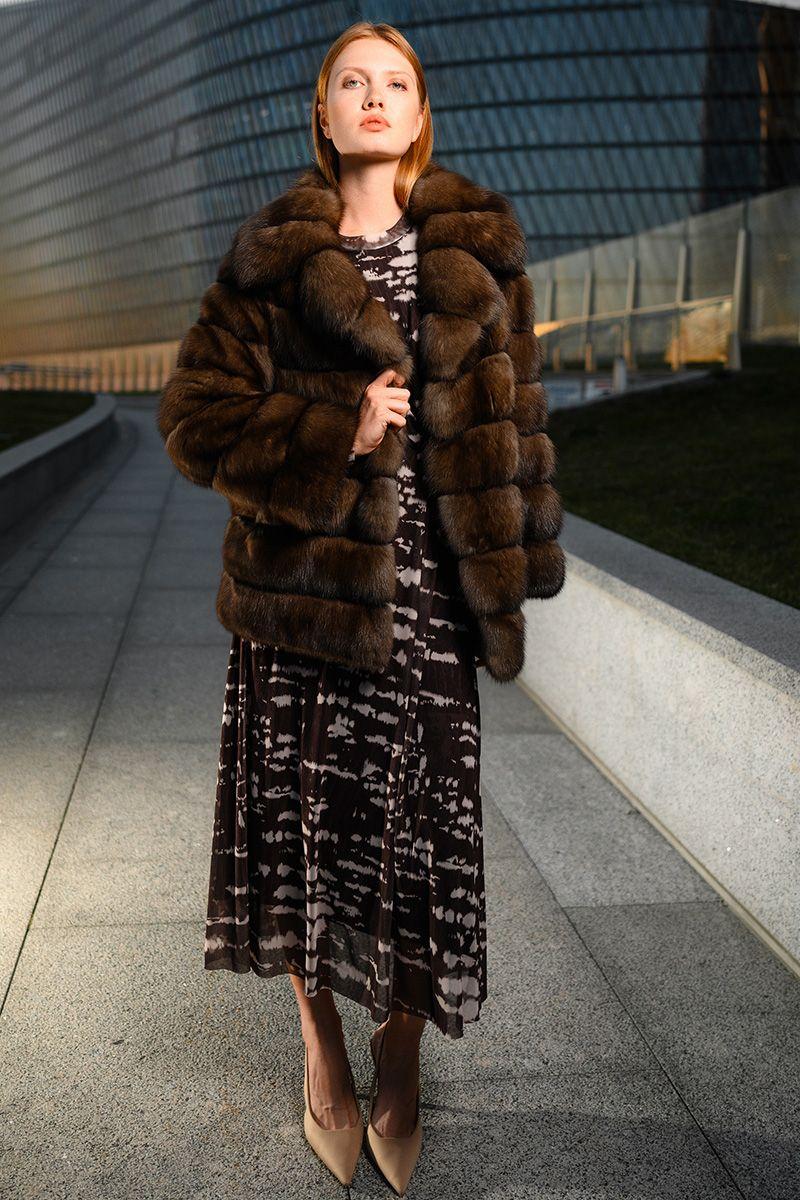 Шуба из соболя фото