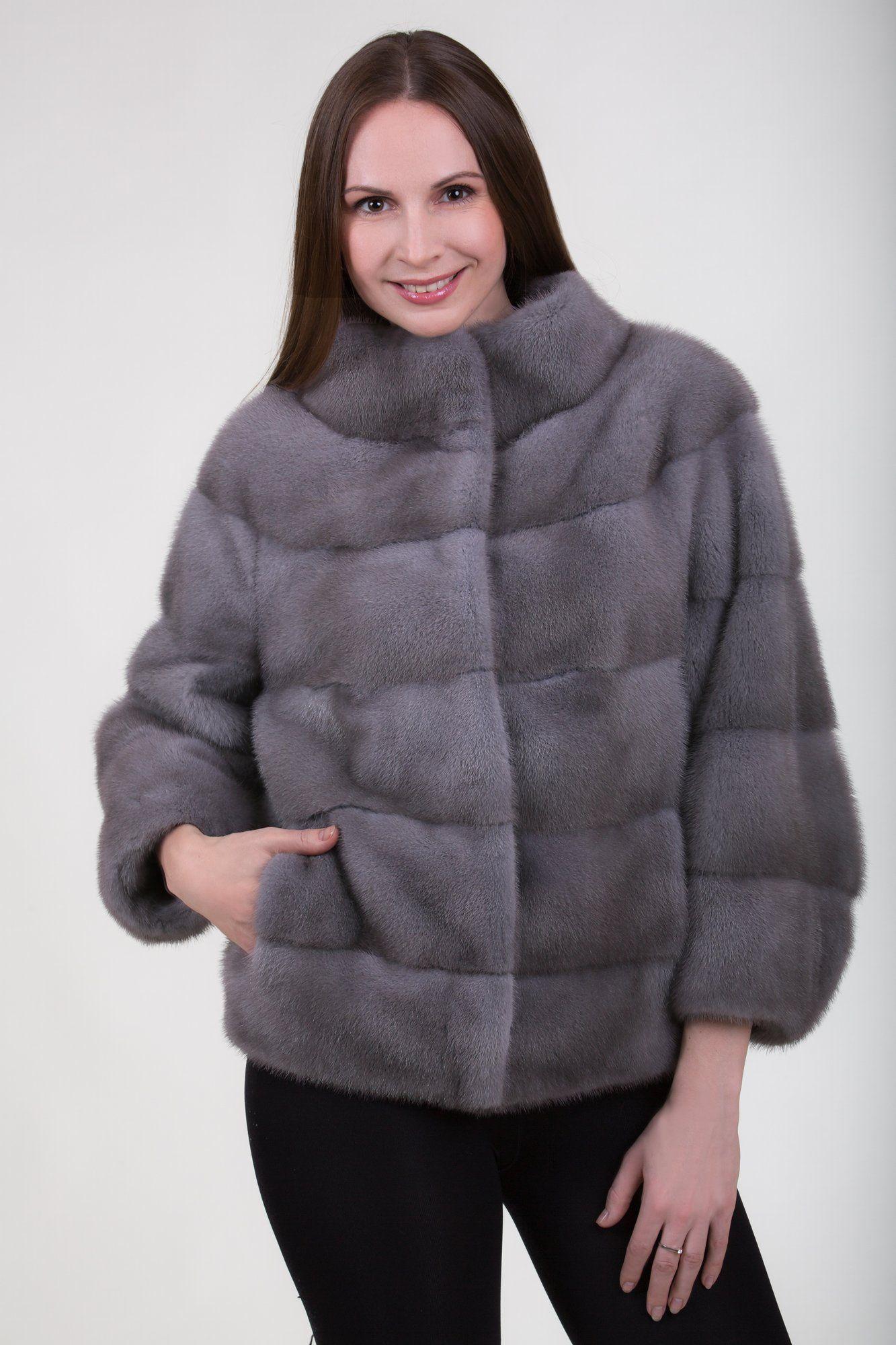 Шуба из норки фото