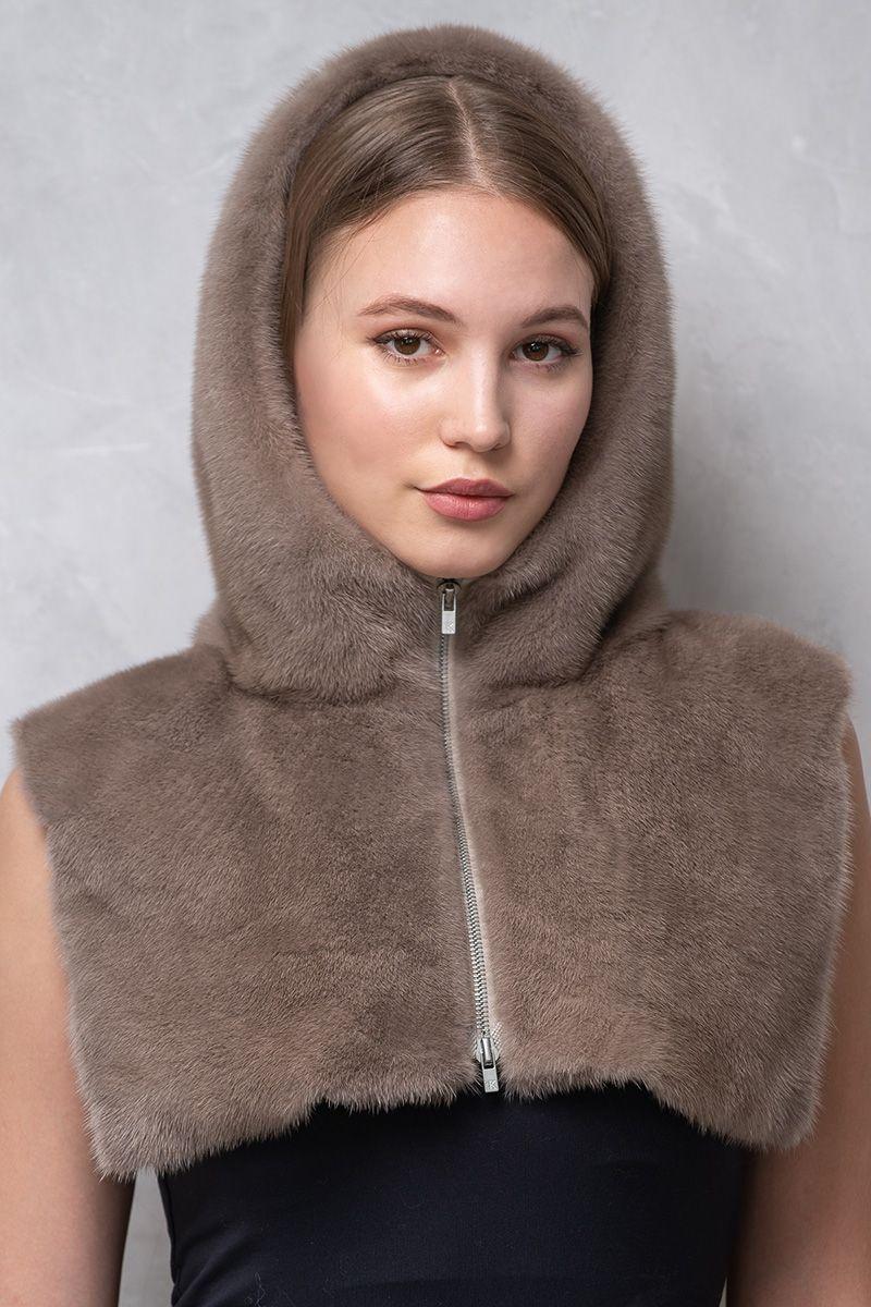 Капор из норки фото